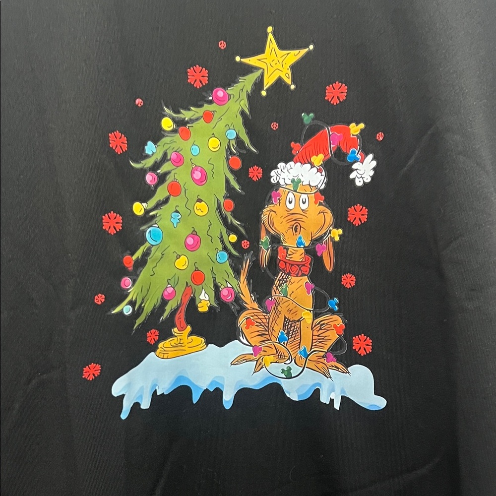 Black Christmas Graphic Sweatshirt